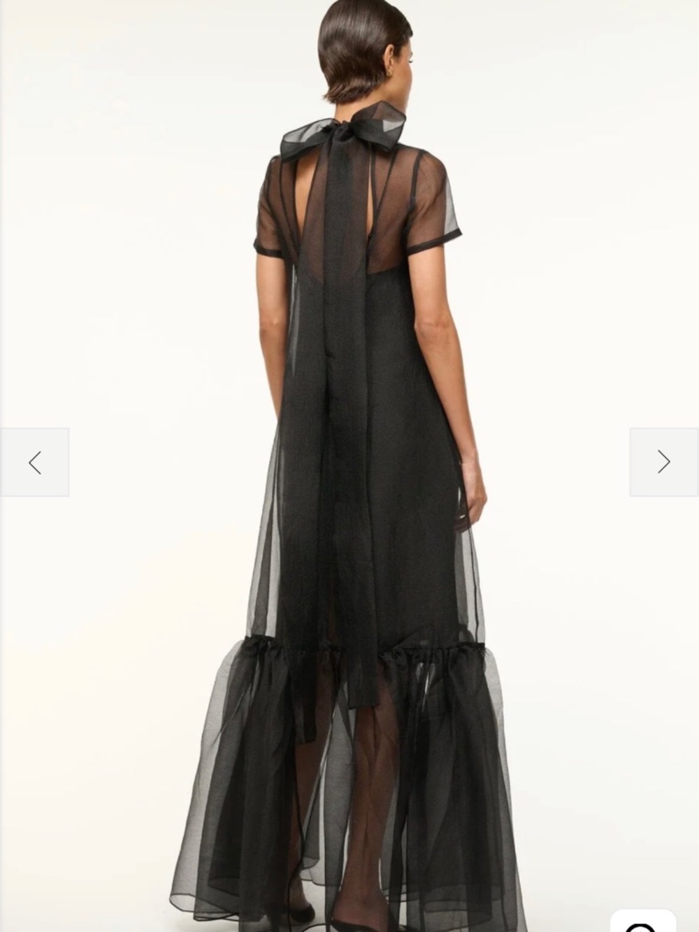 STAUD Calluna Dress Black Medium - Picture 2 of 6